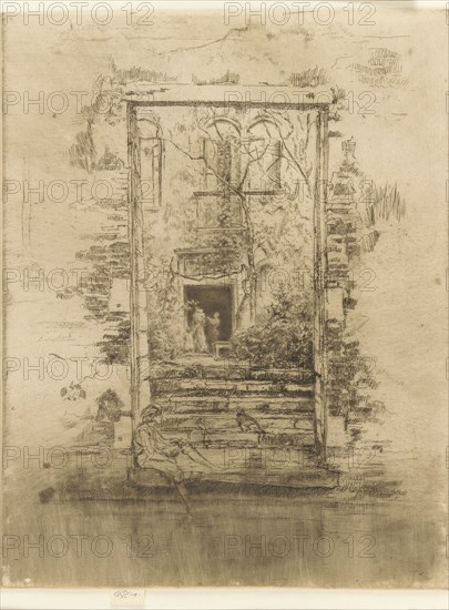 The Garden, 1879-1880. Creator: James Abbott McNeill Whistler.