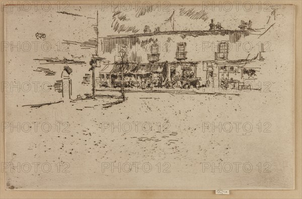 Jubilee Place, Chelsea, 1887. Creator: James Abbott McNeill Whistler.