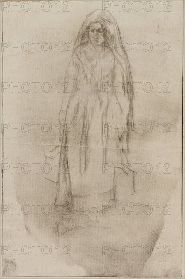 Venetian Water Carrier, 1879-1880. Creator: James Abbott McNeill Whistler.