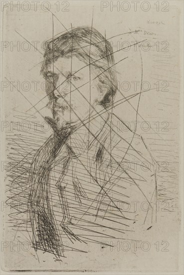 August Delâtre, 1858. Creator: James Abbott McNeill Whistler.