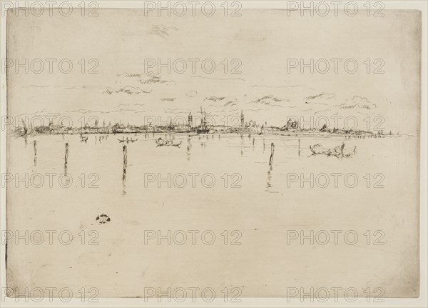 The Little Venice, 1879-1880. Creator: James Abbott McNeill Whistler.