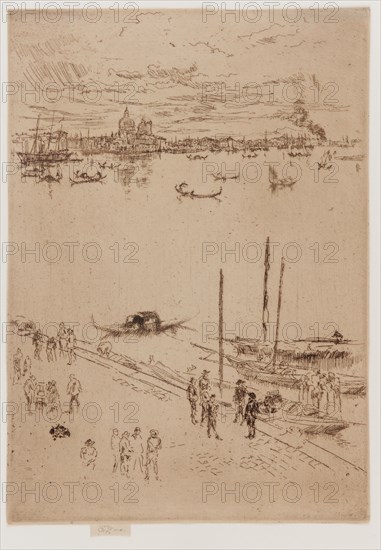 Upright Venice, 1879-1880. Creator: James Abbott McNeill Whistler.