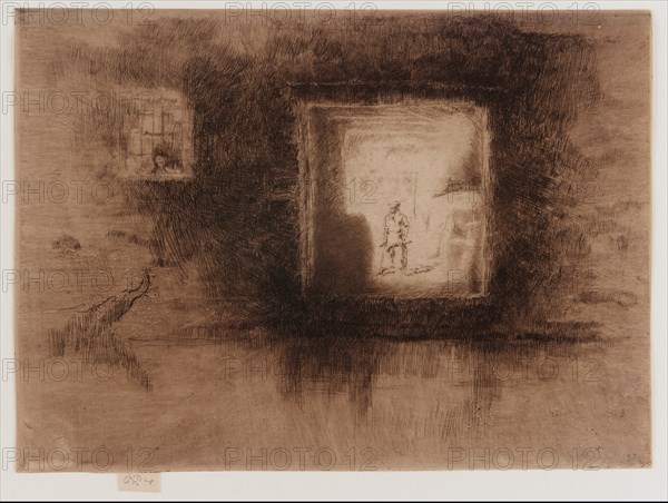 Nocturne: Furnace, 1879-1880. Creator: James Abbott McNeill Whistler.