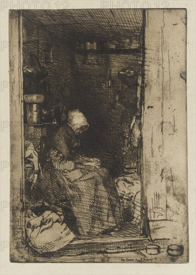 La Vieille aux Loques, 1858. Creator: James Abbott McNeill Whistler.