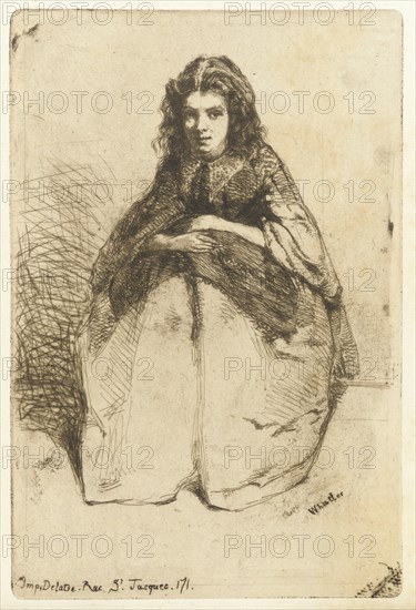 Fumette, 1858. Creator: James Abbott McNeill Whistler.
