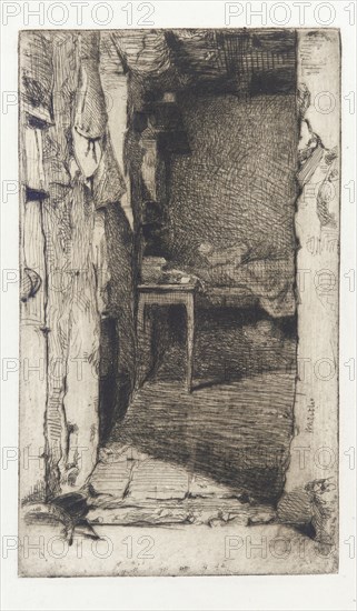 Rag Pickers, Quartier Mouffetard, Paris, 1858. Creator: James Abbott McNeill Whistler.