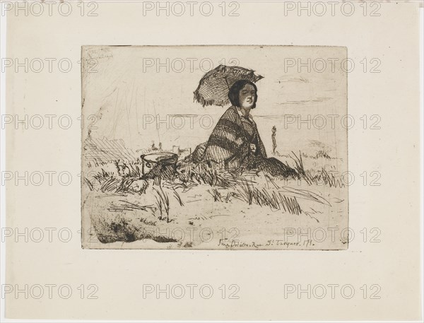 En Plein Soleil, 1858. Creator: James Abbott McNeill Whistler.