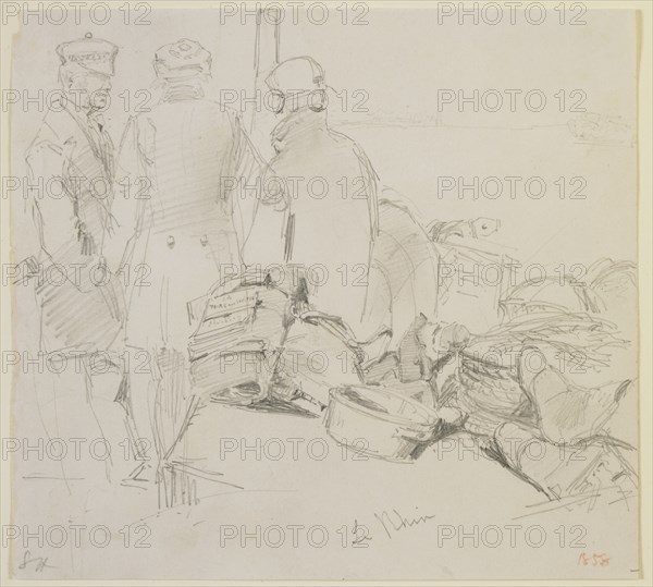Le Rhin, 1858. Creator: James Abbott McNeill Whistler.