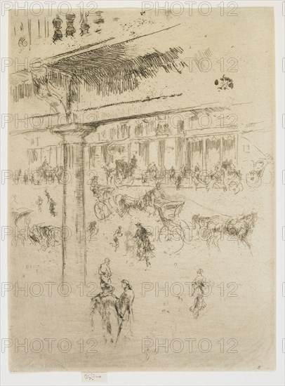 Regent's Quadrant, 1880-1881. Creator: James Abbott McNeill Whistler.