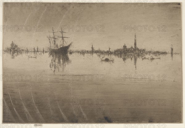 Nocturne, 1879-1880. Creator: James Abbott McNeill Whistler.