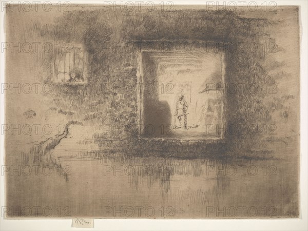 Nocturne: Furnace, 1879-1880. Creator: James Abbott McNeill Whistler.