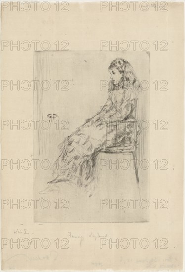 Fanny Leyland, 1873. Creator: James Abbott McNeill Whistler.