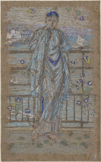 Morning Glories, 1871-1873. Creator: James Abbott McNeill Whistler.