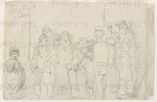 Succes d'Ernesti a Cologne, 1858. Creator: James Abbott McNeill Whistler.