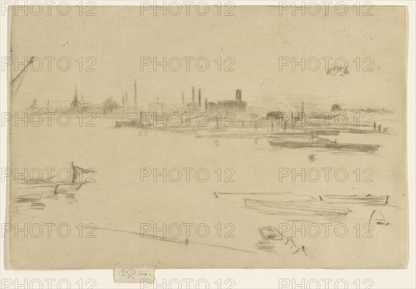 Battersea Morn, 1875. Creator: James Abbott McNeill Whistler.