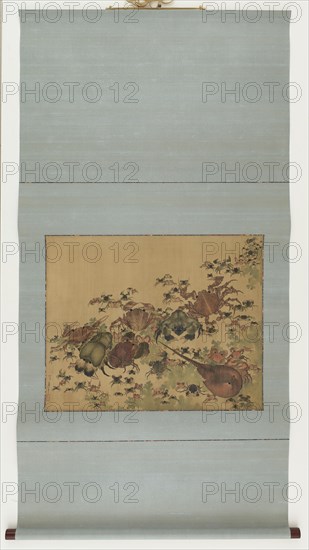 Crustaceans, Edo period, 1825-1830. Creator: Hokusai.