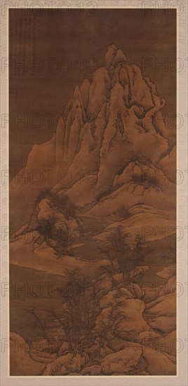 Snowscape after Guo Xi, Qing dynasty, 1702. Creator: Li Yin.