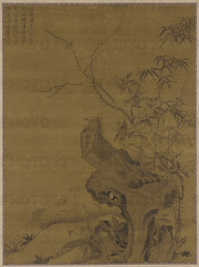 Pheasants, Yuan dynasty, 14th century. Creator: Wang Yuan.
