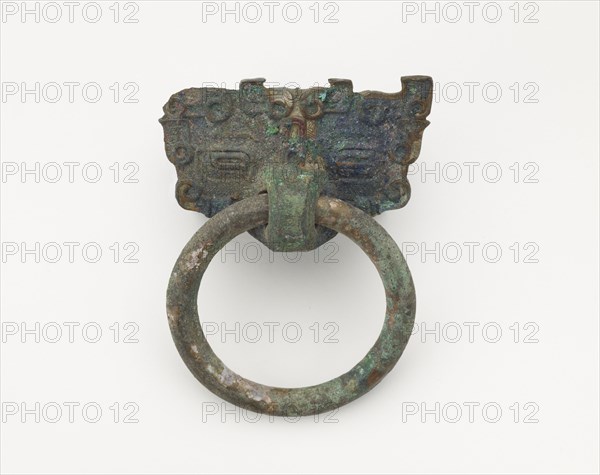 Mask and ring, Eastern Zhou to Han dynasty, 770 BCE-221 CE. Creator: Unknown.