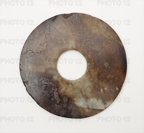 Disk (bi), Han dynasty, 206 BCE-220 CE. Creator: Unknown.