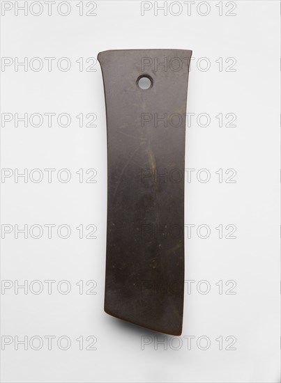 Forked blade (zhang ?), fragment, Late Neolithic period, ca. 3000-ca. 1700 BCE. Creator: Unknown.