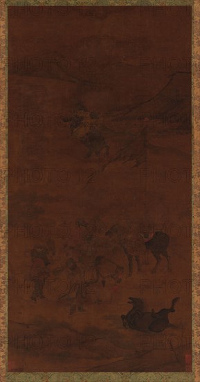 Tartar horsemen, Ming dynasty, 1368-1644. Creator: Unknown.
