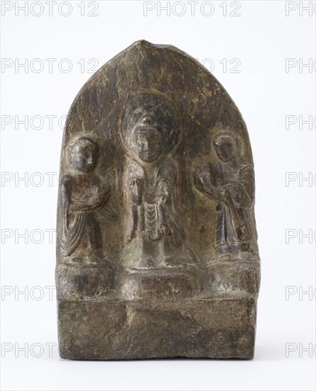 Buddhist tablet, Period of Division, Dated 536 CE. Creator: Unknown.