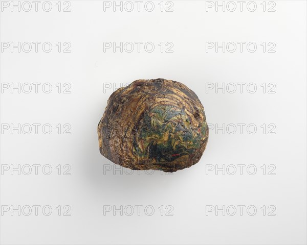 Fragment of a ball, Ptolemaic Dynasty or Roman Period, 305 BCE-14 CE. Creator: Unknown.