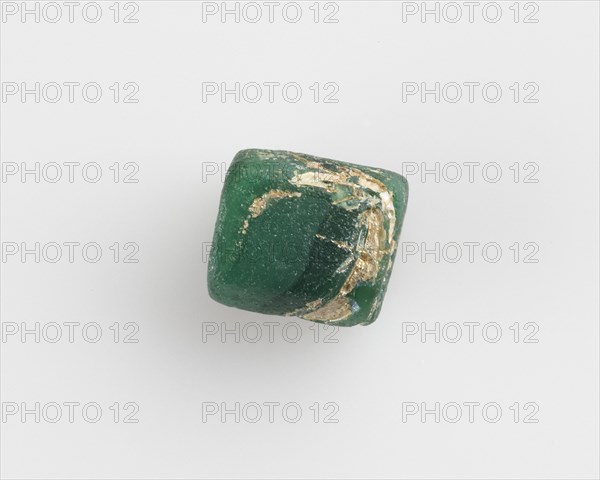 Bead, flattened tubular, Ptolemaic Dynasty or Roman Period, (1st century B.C.?). Creator: Unknown.