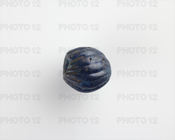 Bead, melon-shaped, 1550-1196 BCE. Creator: Unknown.