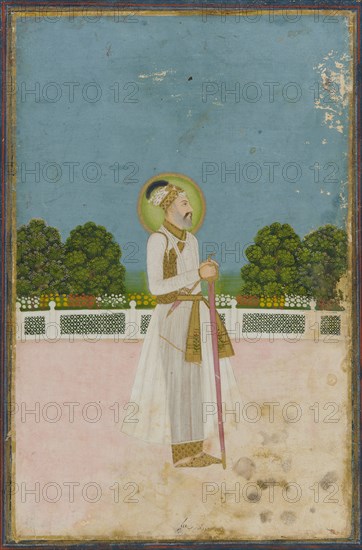 Portrait of an emperor, Mughal dynasty, 18th century. Creator: Unknown.