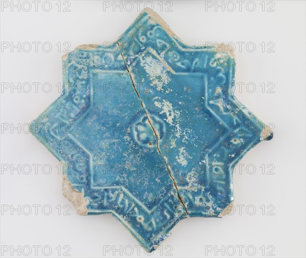 Tile, Il-Khanid dynasty, 12th-13th century. Creator: Unknown.
