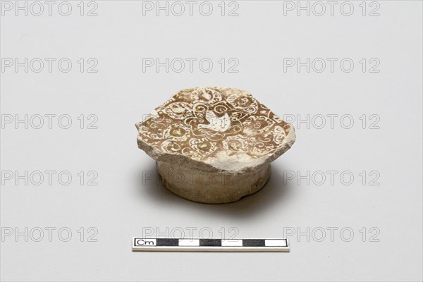 Fragment of a bowl with bird design, Saljuq period, early 13th century. Creator: Unknown.