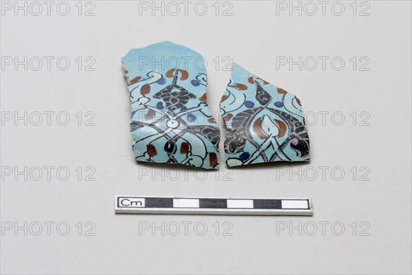 Fragment of a bowl, Saljuq period, early 13th century. Creator: Unknown.