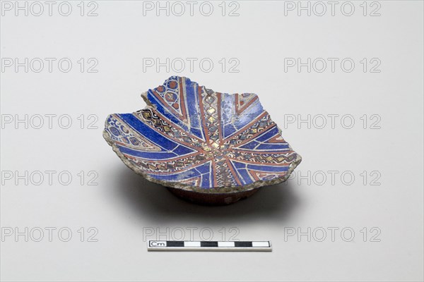 Fragment of a bowl, Saljuq period, late 14th century. Creator: Unknown.
