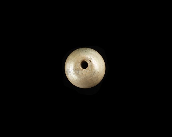 Bead, spherical, Roman period, 6th century. Creator: Unknown.