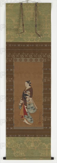 Yujo standing, Edo period, 18th-19th century. Creator: Unknown.