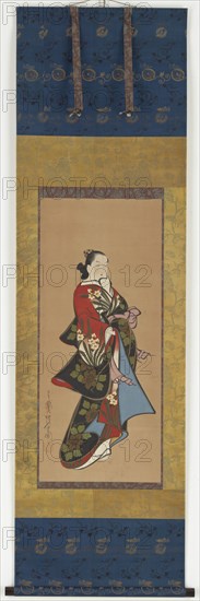 Yujo standing, Edo period, 1615-1868. Creator: Unknown.