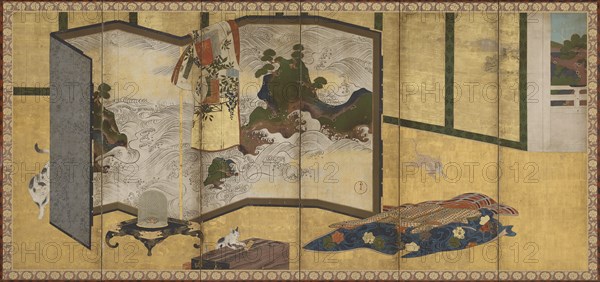 Whose Sleeves?, Edo period, 18th century. Creator: Unknown.