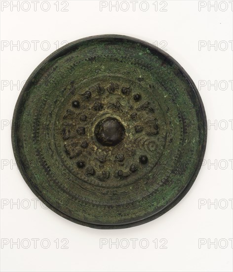 Mirror, Kofun (Tumulus) period, 4th-5th century. Creator: Unknown.