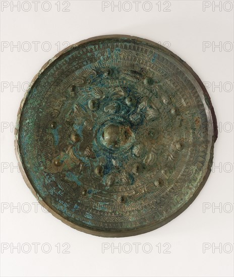 Mirror, Kofun (Tumulus) period, late 3rd-4th century. Creator: Unknown.