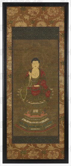 Shakyamuni preaching, Muromachi period, 16th century. Creator: Unknown.