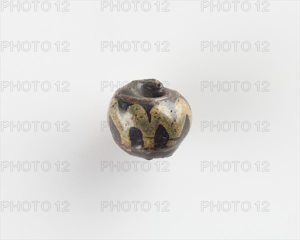 Bead, with a large bore. Chipped, 6th century. Creator: Unknown.