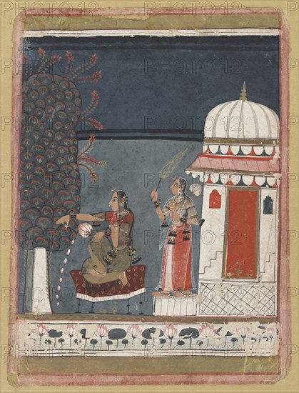 Malashri Ragini from a Ragmala series, 1640. Creator: Unknown.