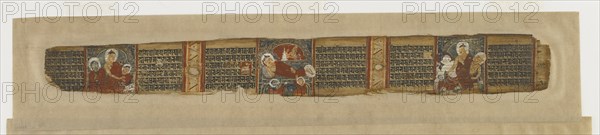 Scenes from the Buddha's Life from a Prajna-paramita manuscript, early 12th century. Creator: Unknown.