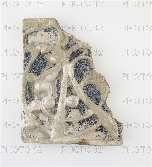 Wall tile (fragment), 12th-13th century. Creator: Unknown.