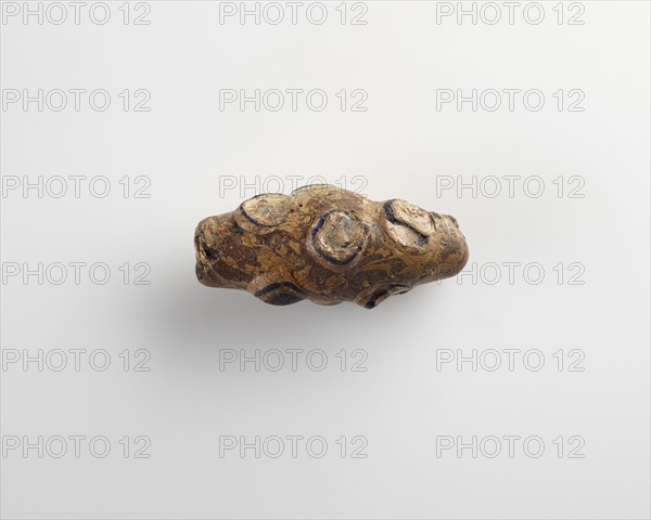 Bead, large spindle-shaped. One end broken, 4th century BCE. Creator: Unknown.