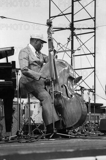 Major Holley, Capital Jazz Festival, Alexandra Palace, London, 7/79. Creator: Brian O'Connor.