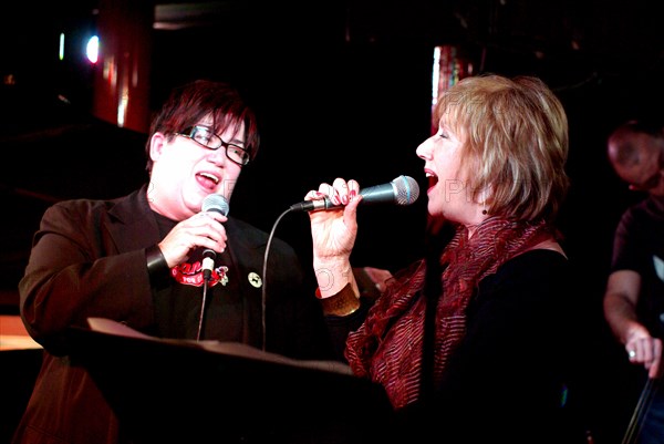 Norma Winstone and Lea DeLaria, Pizza Express, Dean St, London, 2/2008. Creator: Brian O'Connor.