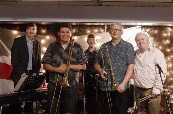 Mark Nightingale Quintet, Splash Point Jazz, The Fishermans Eastbourne, 30th June 2021. Creator: Brian O'Connor.